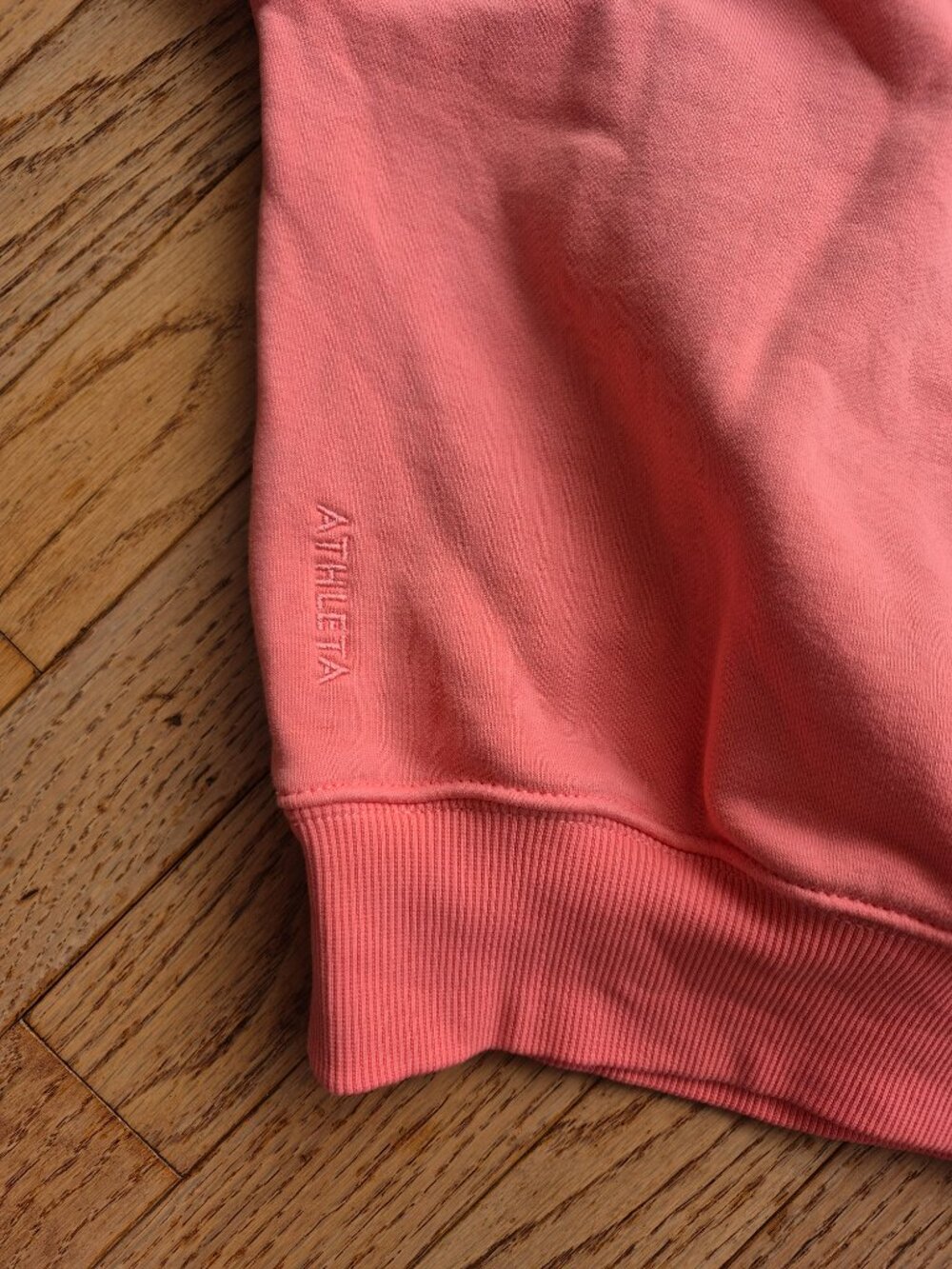 Athleta Heavyweight Terry Dolman Tee Mimosa Pink S - Picture 4 of 10
